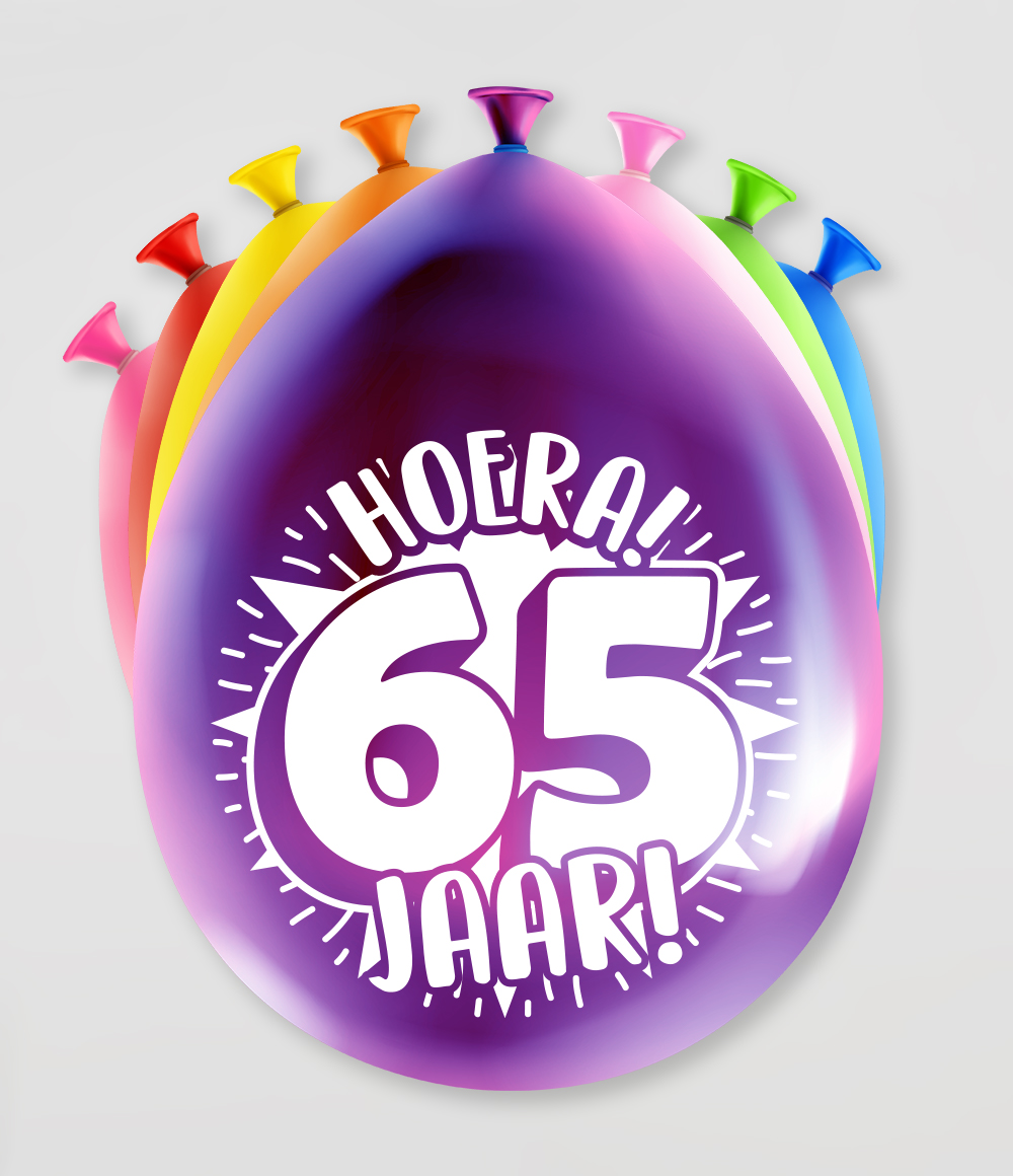 kijk in Assimileren Spectaculair Party Ballonnen 65 jaar - De Toverbal