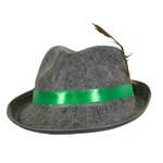 Tiroler hoed Dieter grijs vilt